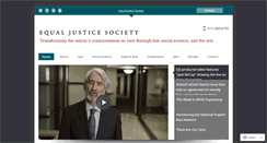 Desktop Screenshot of equaljusticesociety.org