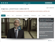Tablet Screenshot of equaljusticesociety.org